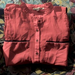 NWOT Cute pink buttoned blouse!